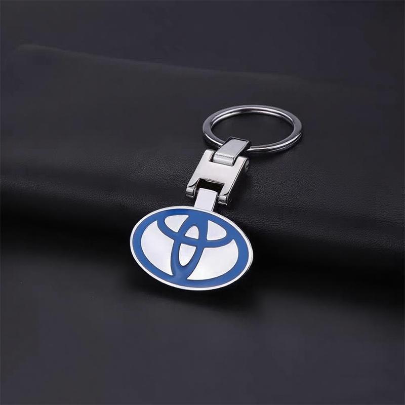 Toyota 2026 New Hub Caps Toyota Car Badge Keychain Zinc Alloy Keyring Pendant Accessories Toyota Corolla Ya Car Sticker