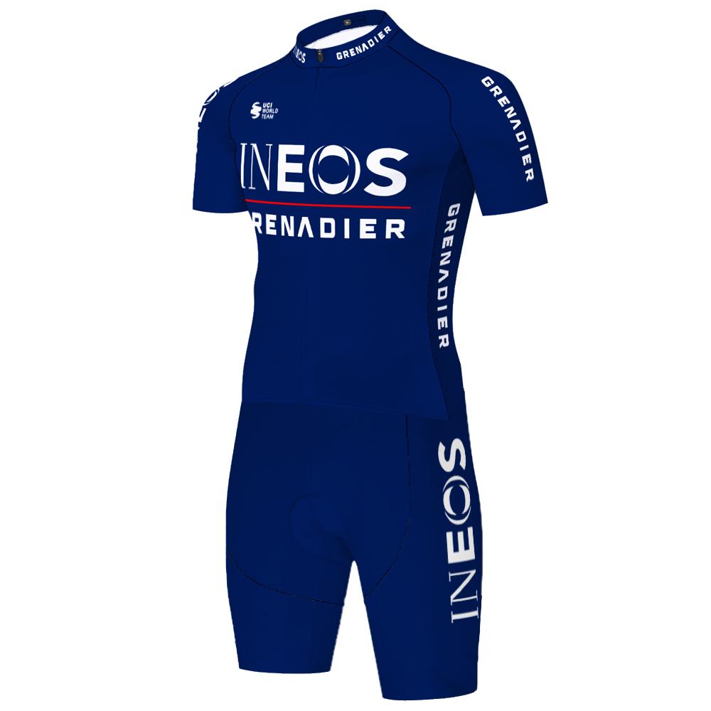 Team INEOS Cycling Skinsuit Herren Radtrikot Grenadier Jumpsuit Rennrad Skinsuit Trikot Completo Ciclismo M