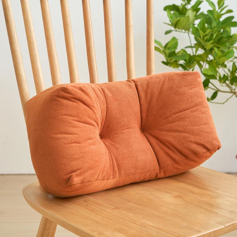 Gorgeous 1pc Lumbar Pillow | Napping, Student Backrest Cushion, Chair Cushion, Office Sleeping Pillow