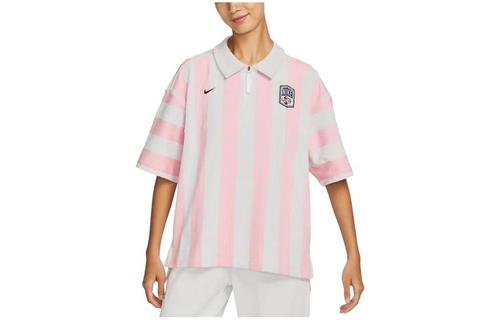 

Nike SportWear Turn-down Collar Short-Sleeve T-shirt Pink FQ0701-122 M розовый
