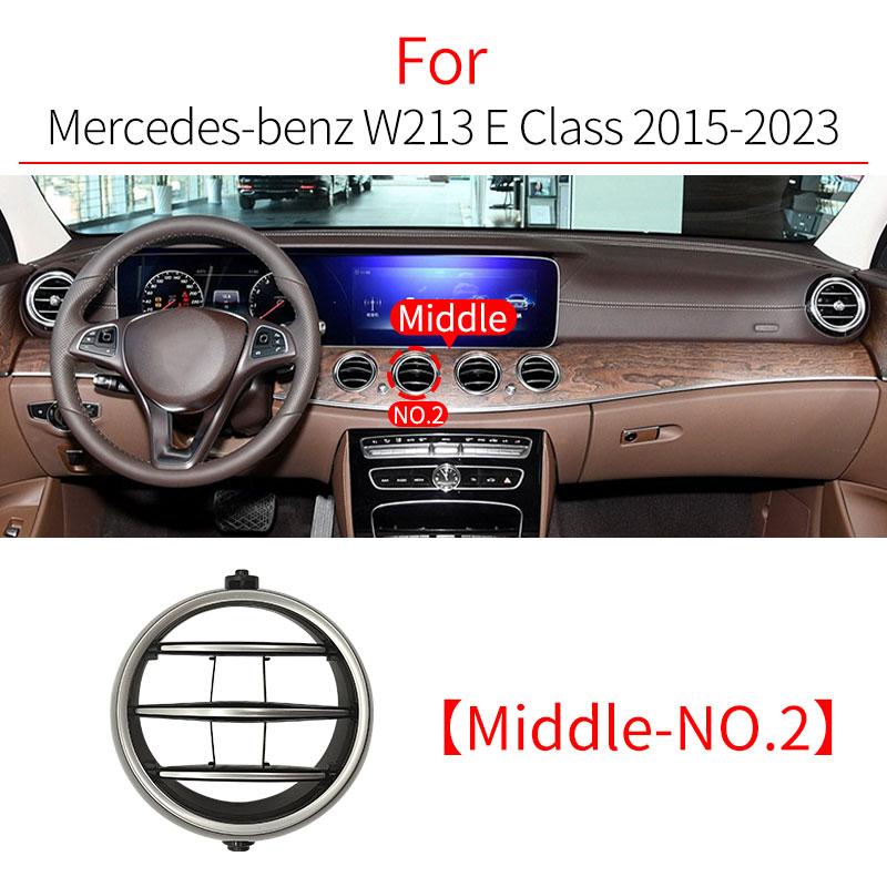 For Mercedes W213 Car Rear Air Conditioner Vent Grille Outlet Cover For Benz E Class 2015- E200 E230 E300 E63 AMG 2138309501