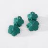 Fashion Sweet Colorful Multilayer Flower Drop Earrings Simple Alloy Lacquer Earrings for Women Jewelry Gifts PD722