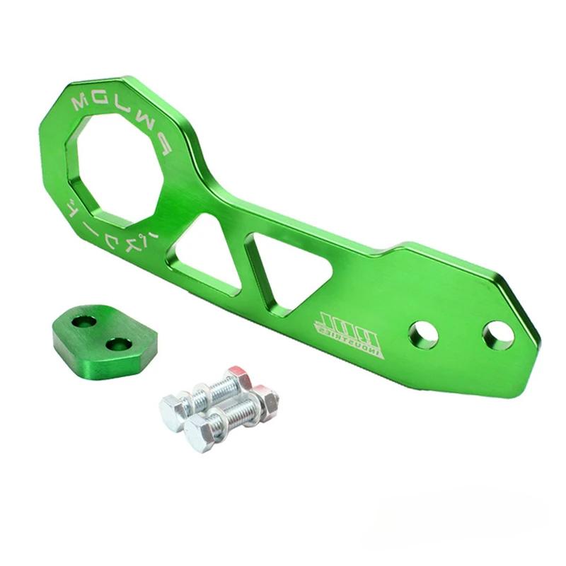 Traktionsanhängerhaken JDM Aluminiumlegierung Heckanhängerhaken Wettbewerbsfähiger Rennstoßfänger Heckhaken Seilanhängerzubehör