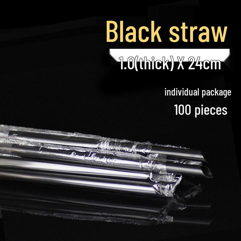 Disposable Thick/Thin Straws for Soy Milk, Coffee, Bubble Tea, and Fruit Juice