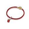 Pandora Lucky Rabbit Woven Leather Bracelet Women bracelet ZT2583