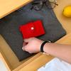 Korean Fashion Compartment Clip Bag Magnetic Zero Wallet Multifunctional Personalized Women's Mini Compact Card Bag