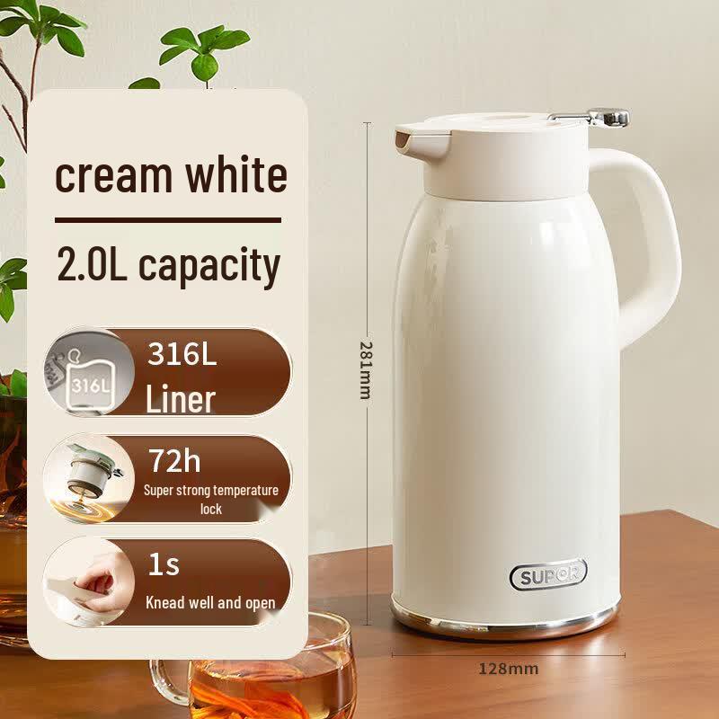 

Supor 316L Stainless Steel Insulated Kettle