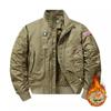Autumn Winter MA1 Air Force Cotton-Padded Casual Pilot Jacket