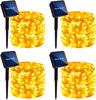 4Pack 400 LED Solar Light Outdoor Lamp String Lights For Holiday Christmas Party Waterproof Fairy Lights Garden Garland
