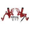 Motorbike Adjustable Driver Rear Sets Rearset Footrest Foot Rest Pegs For Kawasaki Ninja 250R EX 250 R 2008 2009 2010 2011 2012