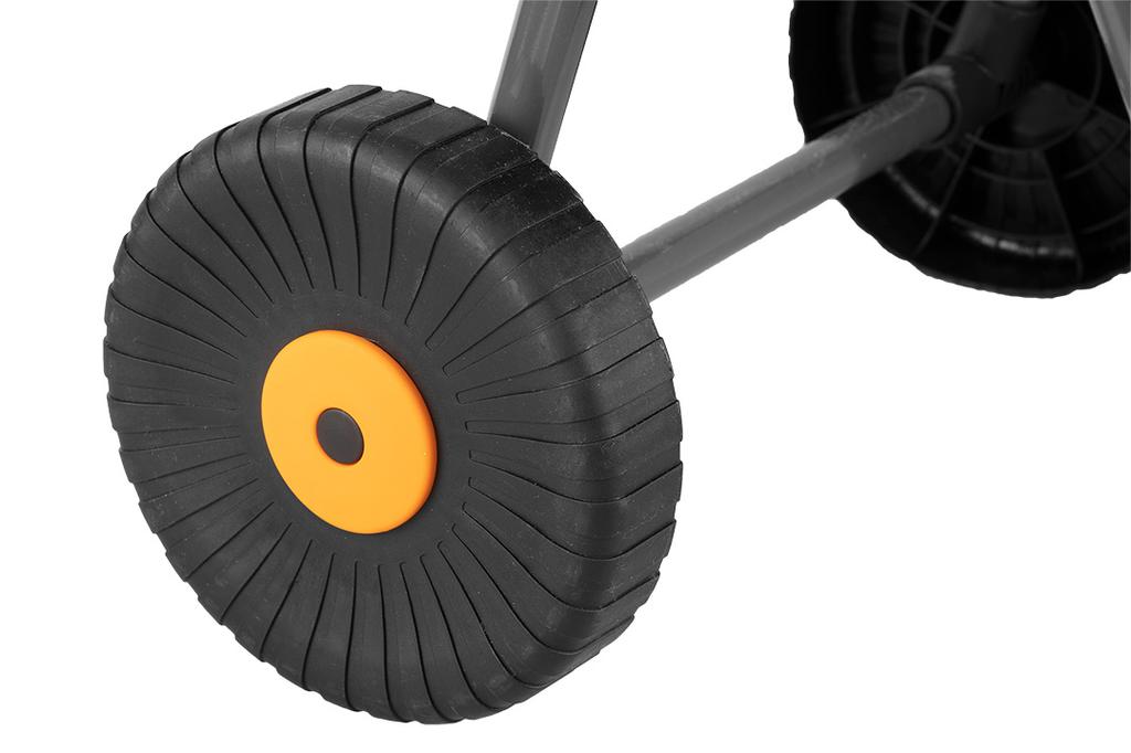 Garden hose cart, plastic, up to 60 m of 1/2" hose