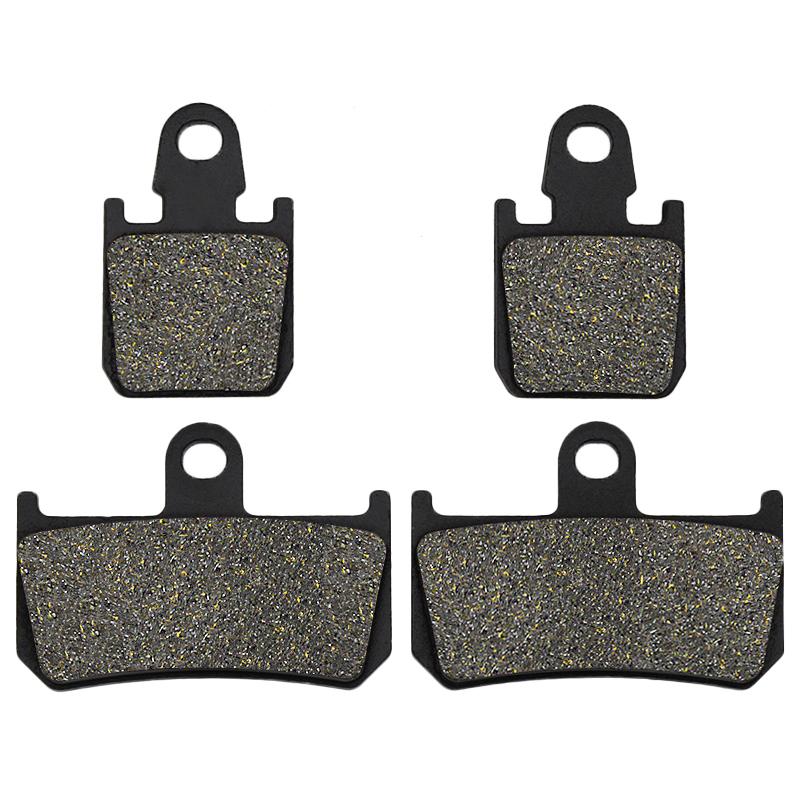 Cyleto Motorcycle Front or Rear Brake Pads for Yamaha YZFR1 YZF-R1 YZF R1 2007 2008 2009 2010 2011 2012 2013 2014