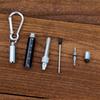 Multifunction Tool Pen Six-in-One Metal Pen Screwdriver Hexagonal Touch Screen Carabiner Small Scale