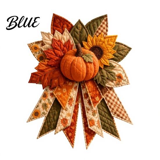 Decorative Bow Making Craft Set Sewing Kit Patchwork DIY Set Large Quilted Fabric Entryway Wall