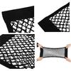 Universal Mesh Cargo Net Storage Net Wall Sticker Organizer Pouch Bag Storage Mesh Net For Car Trunk Storage Add On Organizers For Car Truck (24" X