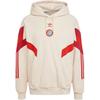 Adidas Originals FC Bayern X Originals FW24 Collegiate Striped Logo Embroidered Fashion Hoodie Men Hoodies Linen IS6513