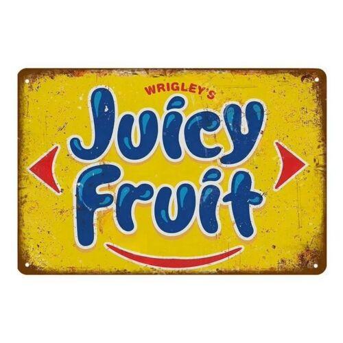 

Wrigleyaposs Fruit Vintage Tin Sign Retro Wall Art Nostalgic Home DecorAluminum 20x30cm（7.8x11.8inch）