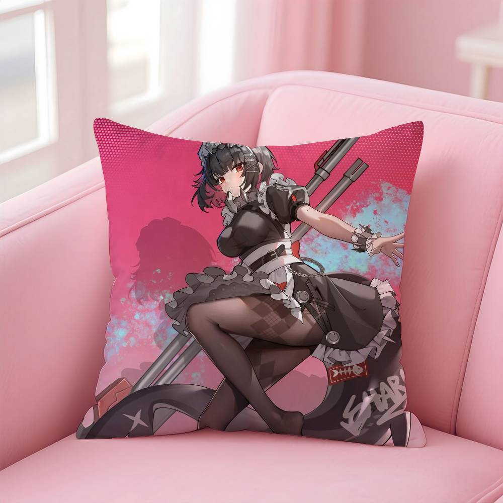 Game Z-Zenless Zone Zero Ellen Joe Pillow Case Pattern Printed Pillowcase For Living Room Sofa Cushion Cover & Bedroom Decor
