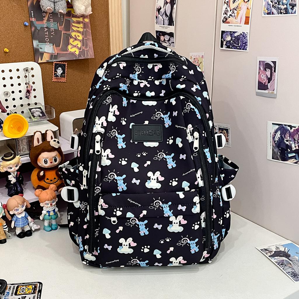 Schoolbag Female Junior High School Student Large Capacity Travel Backpack Female College Student Campus Fashionable Simple Schoolbag
