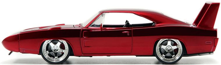 Kyosho Jada Toys Fast Furious Series 1969 Dodge Charger Daytona Red Finished Model JADA97060 & 1/24 (Dominic)