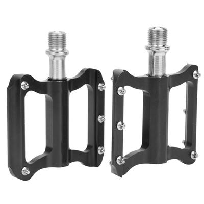 ZTTO Road Bike Ultralight Flat Pedal Aluminum Alloy NonSlip Bicycle Pedal Bike Accessory(Black )