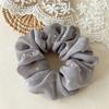 Sparkling Polka Dot Organza Scrunchie Fluffy Oversized Hair Tie For Romantic Evening Look Shimmering Starry Hair Accessory