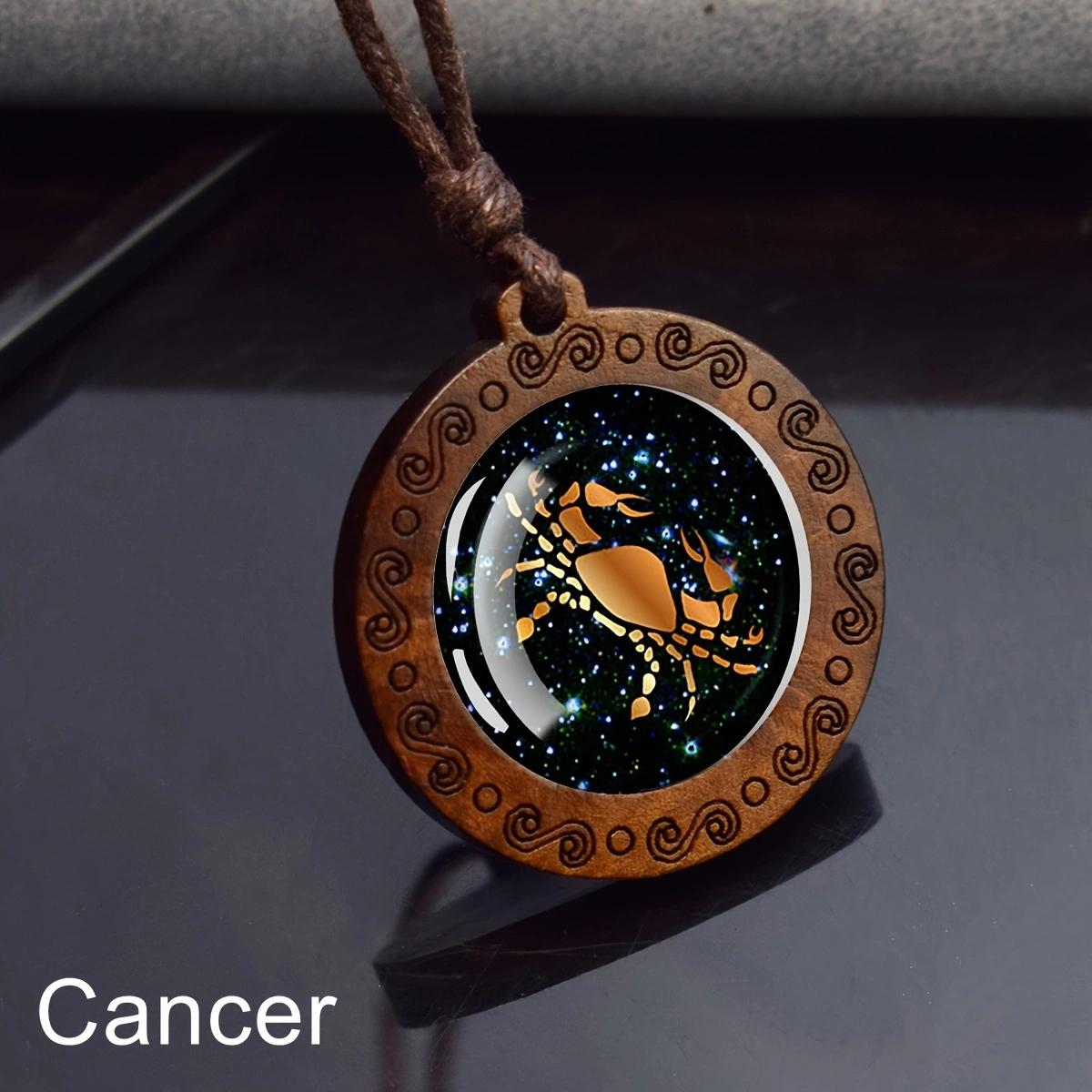 

Ожерелье из цепочек и веревок с 12 знаками зодиака Овен Телец Близнецы Рак Лев Дева Весы Скорпион Созвездие Ожерелье Деревянный кулон
