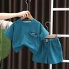 Cotton Soft Baby Boys' and Girls' Clothing Sets Casual Fashion Kids Short Sleevesuits Summer Wear