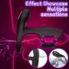 Men's Silicone Rechargeable Wearable Double,vibrating Single,ring Delay Ejaculation Control Ring/ Ring.