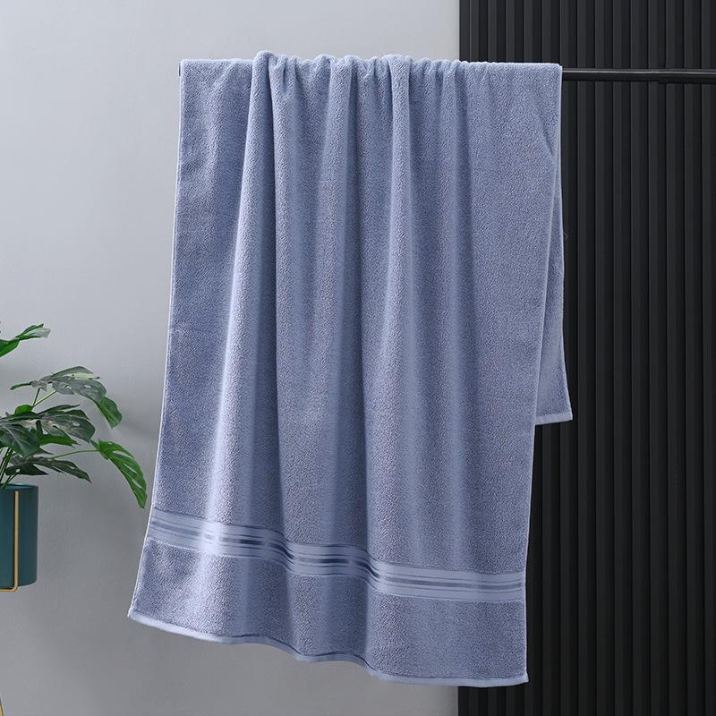 Pure Cotton Bath Towel Large Size Household Thickened Soft Absorbent Men and Women Large Bath Towel Gift Cotton Bath Towel