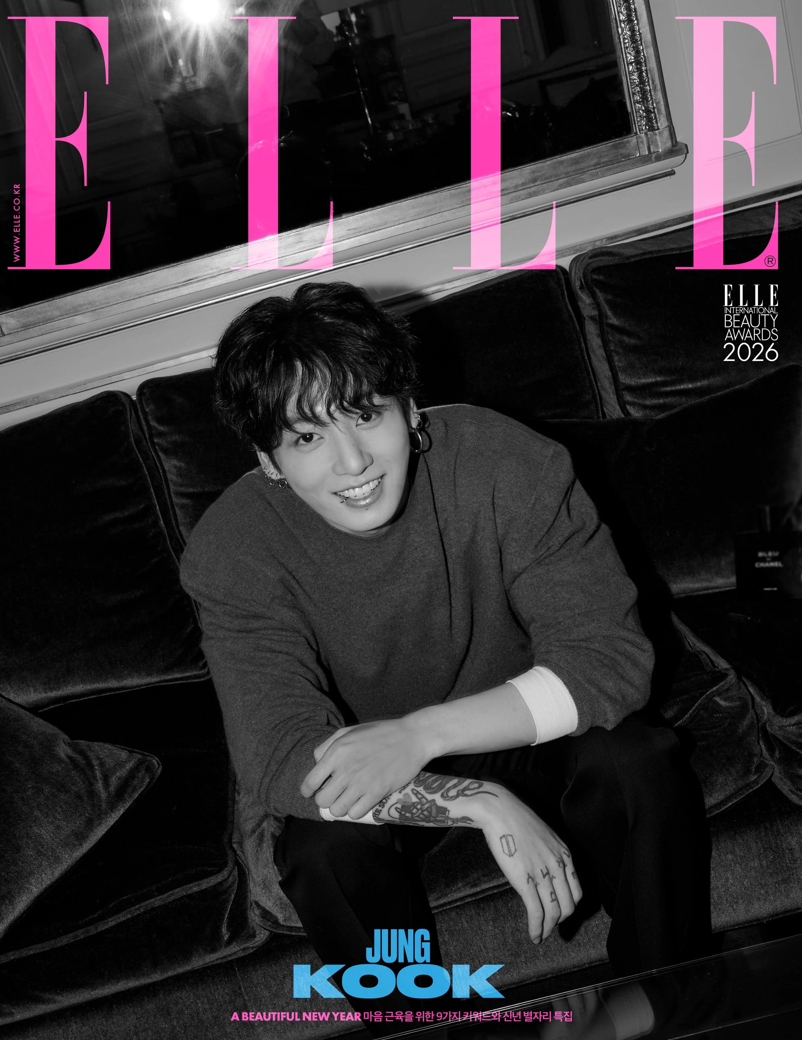 Журнал Elle Korea 2026 ЯНВАРЬ BTS Чонгук, BTS Army, Kfashion, KPOP, KSTAR Cover I