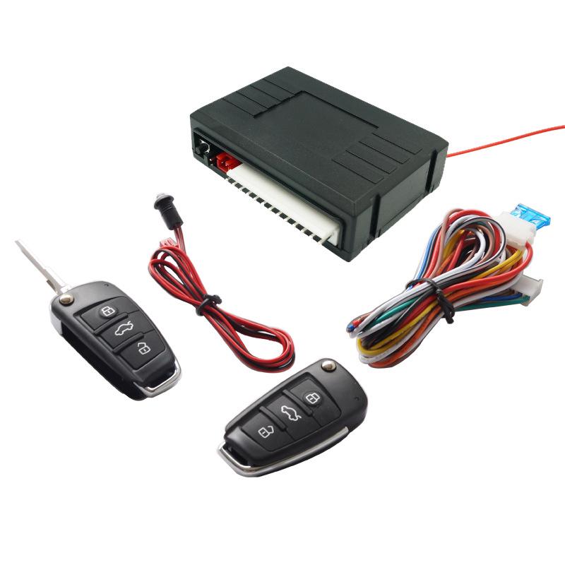 12V Remote Keyless Entry System with Trunk Access and Folding Key