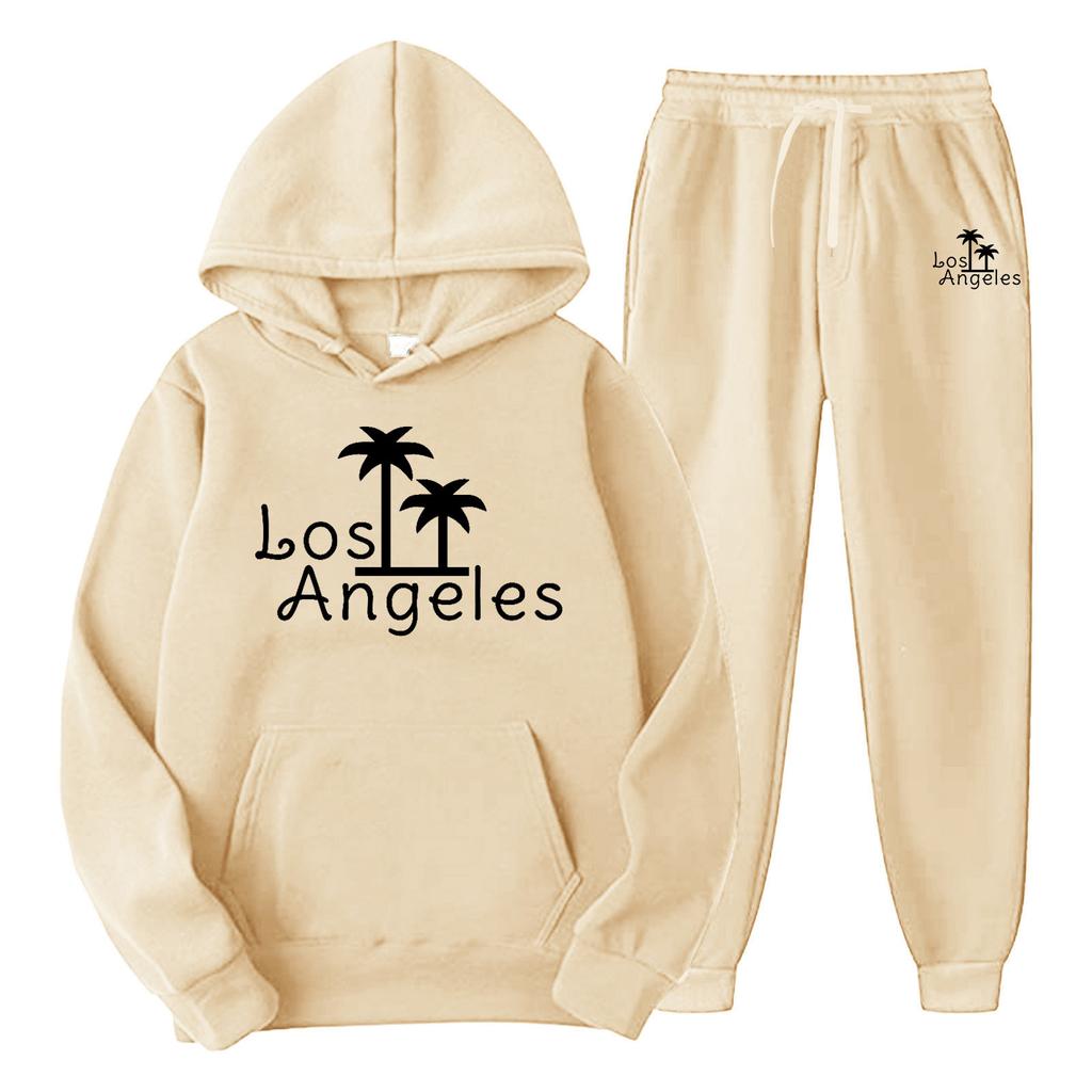 New cross-border foreign trade pullover men's and women's same sports sweater set fashion sweater sweatpants fleece hoodie set