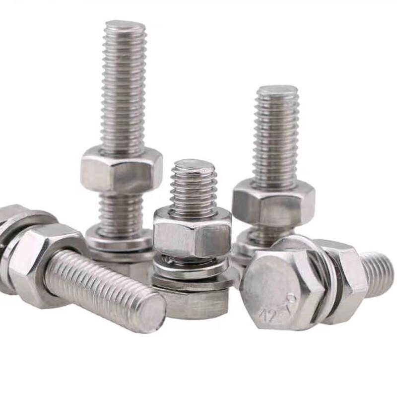 304 Stainless Steel Hex Bolt & Nut Set