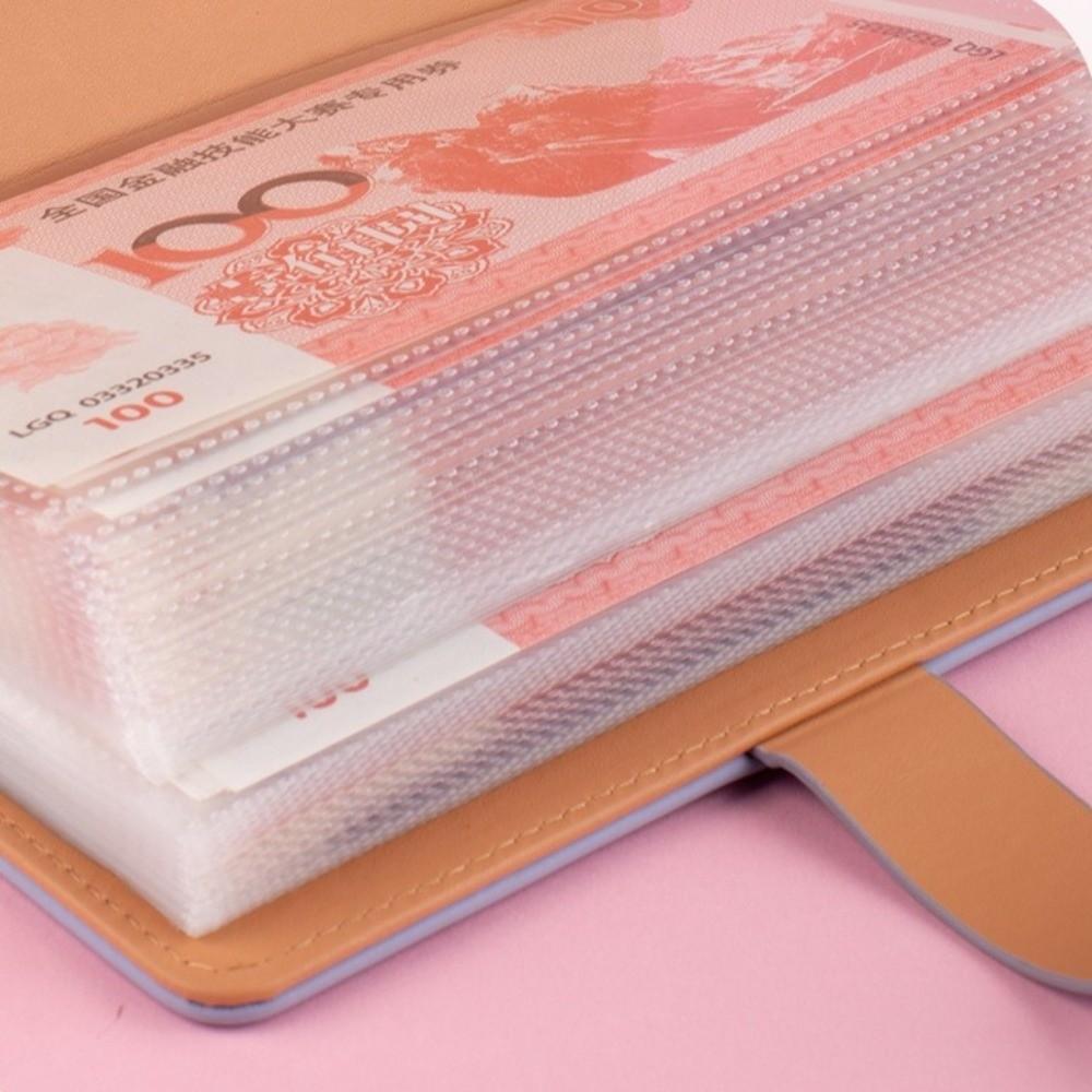 PU Leather Saving Money Binder Portable Account Book Planner Organizer  New Year's Gift