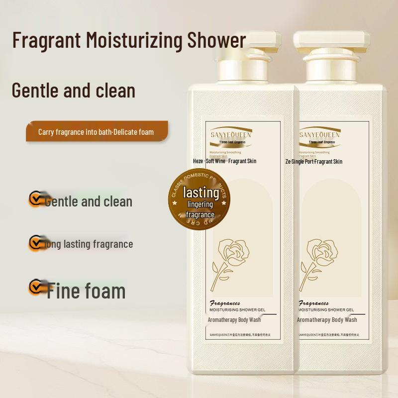 Fragrant 800ml Moisturizing Shower Gel for Skin Nourishment & Anti-Itch Care - Perfect for Autumn/Winter Dryness