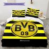 Borussia Dortmund  Set Copripiumino con Fantasia  Decorazione per la Casa  Regalo (1 * copripiumino + 2 * federe senza imbottitura)