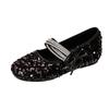 French small fragrant style Mary Jane inner height-increasing shoes children's 2025 new popular autumn versatile single shoes with skirts