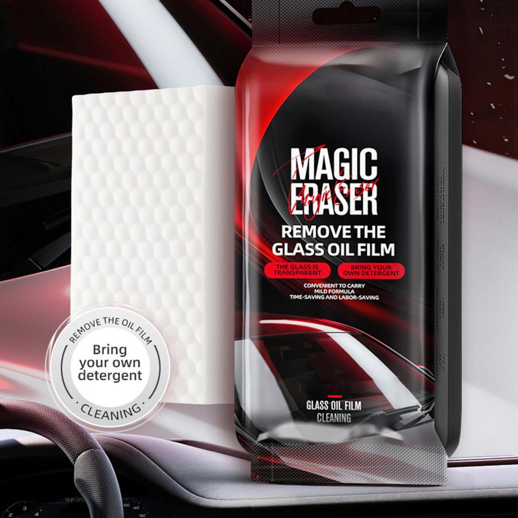 Windschutzscheibenölfilm-Entferner 5 Stück Fahrzeug-Windschutzscheiben-Reinigungsmittel Auto-Ölfilm-Reinigungsschwamm für Aufbereiter Fahrer