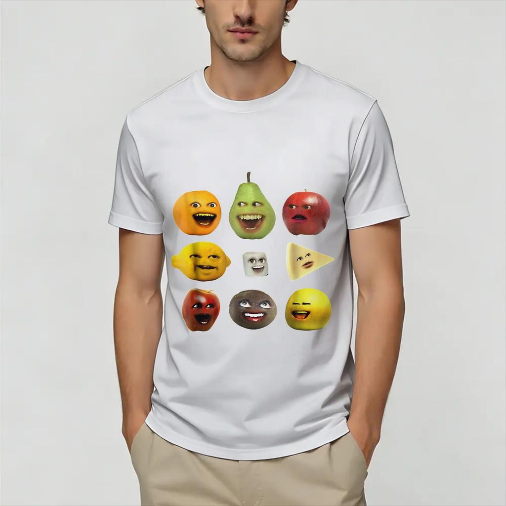 Unisex TShirt Funny Annoying Oranges Funny 100 Cotton Tees Short Sleeve T Shirts Crewneck Clothes Printed