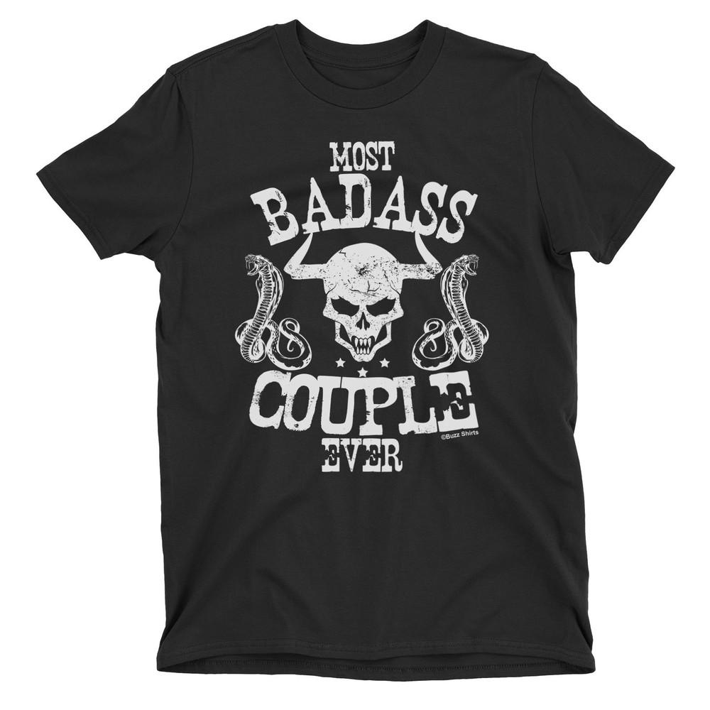 

САМАЯ КРУТАЯ ПАРА В МИРЕ Мужская Женская Парная Футболка День Святого Валентина Череп L
