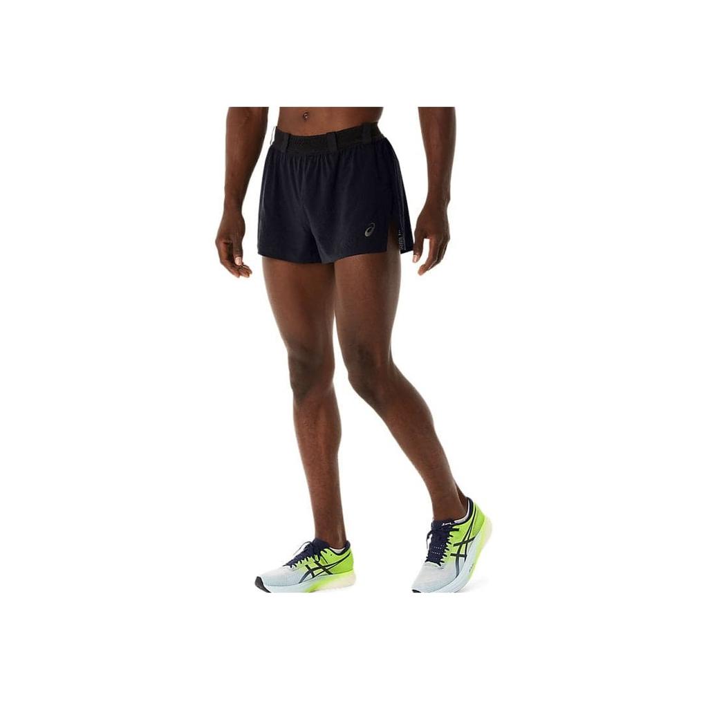 Asics Logo Print Breathable Mid-Rise Casual Shorts Men Shorts Performance-Black 2011C832-001