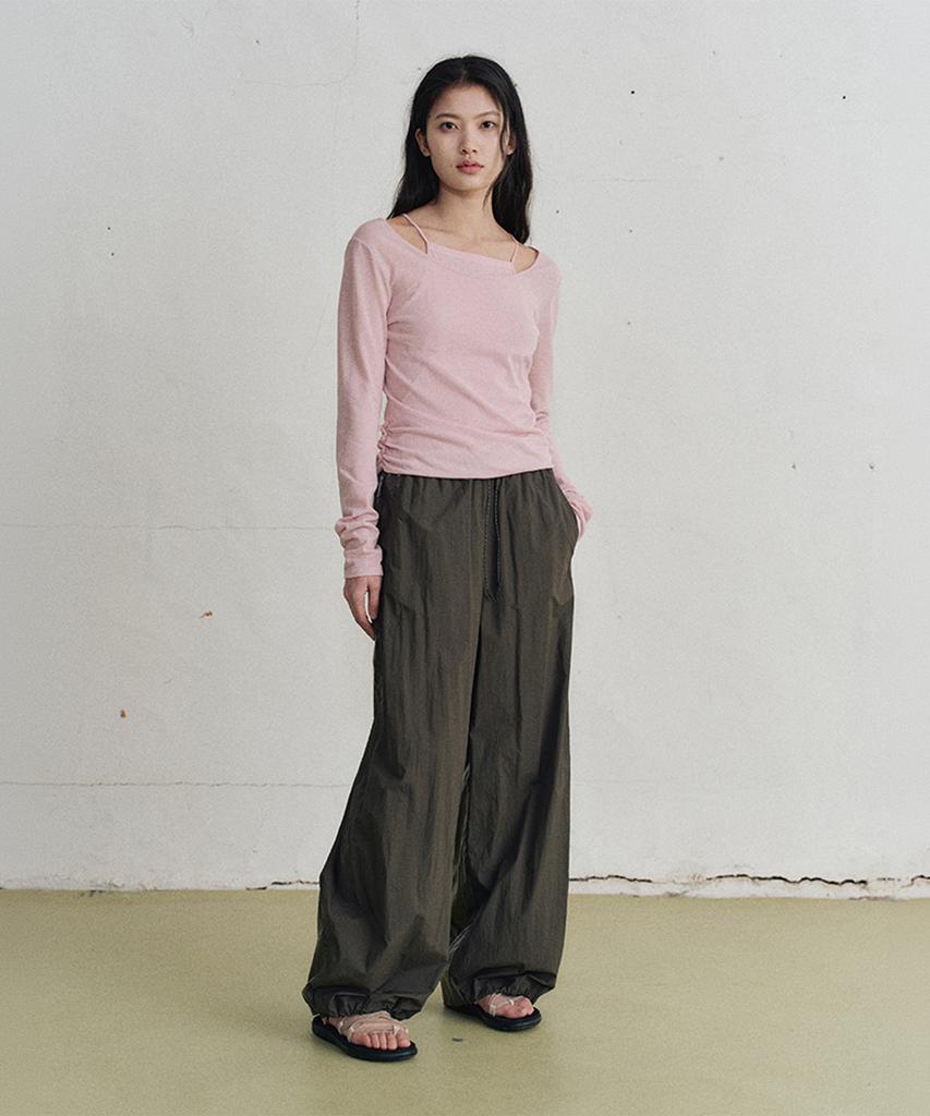 Monokeulom Niki Banding Pants (Khaki)
