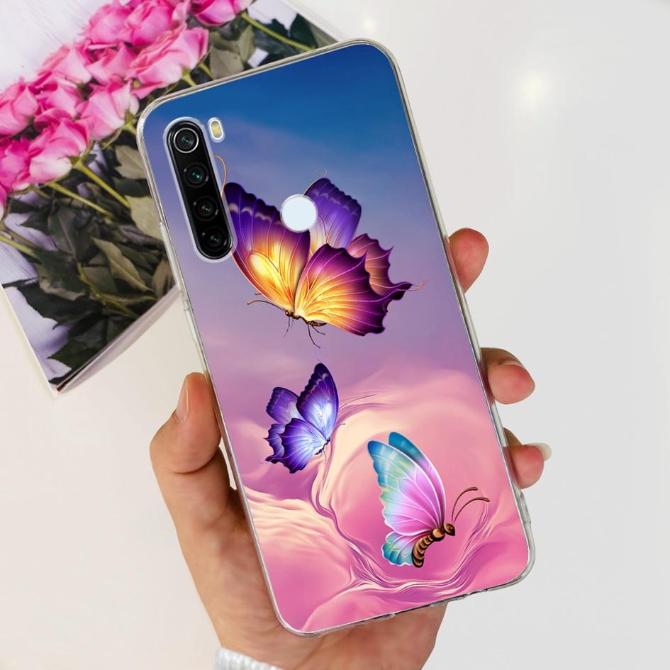 For Xiaomi Redmi Note 8 Case Cute Cartoon Soft Silicone Phone Cases For Xiaomi Redmi Note 8T 8 t Cover On Redmi Note8 Back Coque