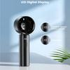 Portable Handheld Fan 4000mAh Battery Operated Cooling Fan 5 Speed Adjustable Small Desktop Fan With Digital Display