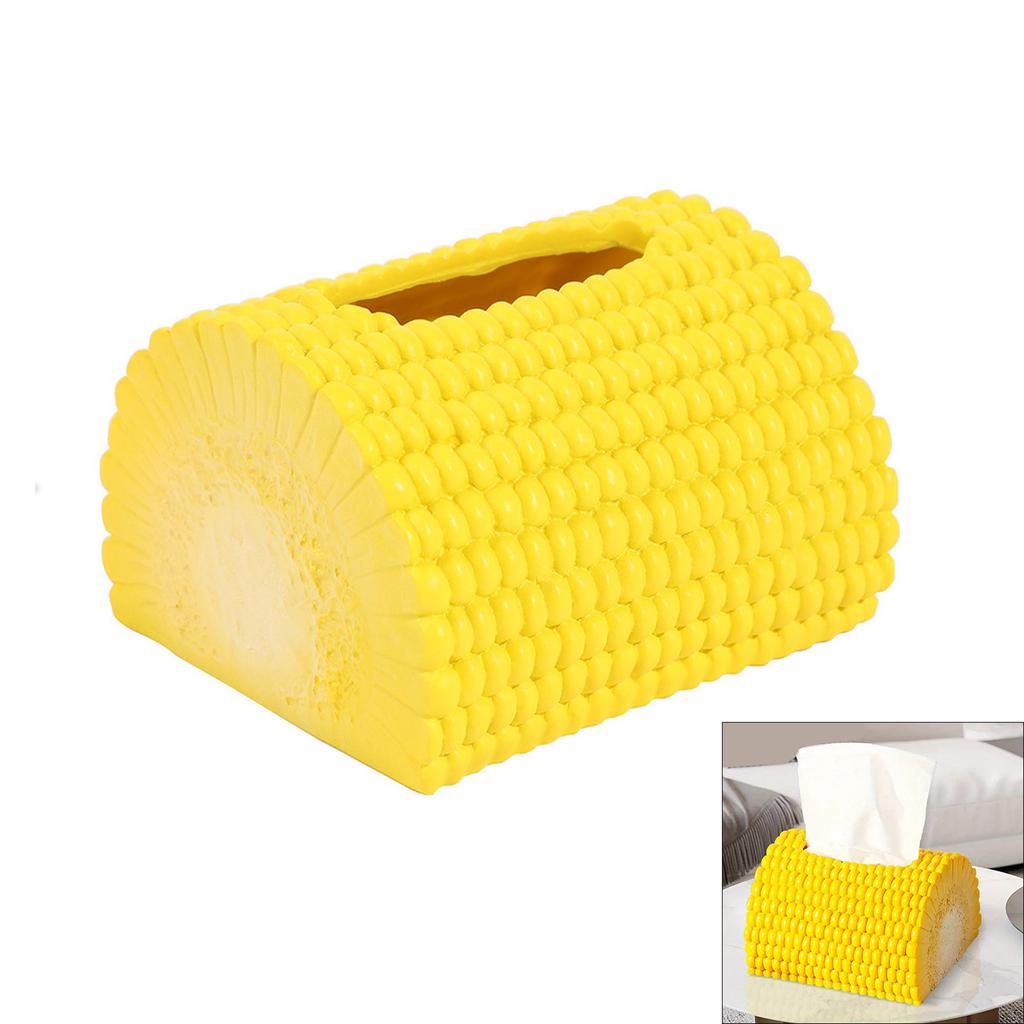 Sturdy PVC Materials Corn Fiber Tissue Box for Home and Office Use Soft and Portable Designs for Various Purposes
