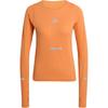 Climacool Adi365 Solid Color Round Neck Slim Fit Long Sleeve Running T-Shirt Women Tops JY9753