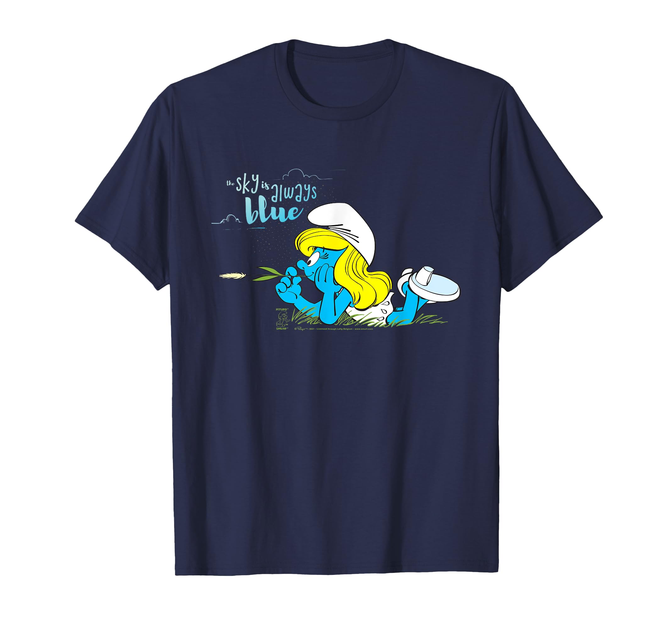 

Smurfs The Smurfs Smurfette The Sky is Always Blue T-shirt