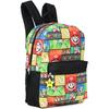 Super Mario 16" Allover Print Character School Backpack Free Size