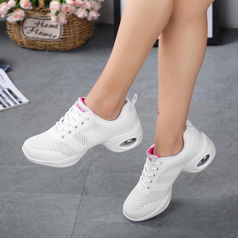 Breathable Mesh Adult Square Dance Shoes - Soft Sole Fitness & Aerobics Sneakers